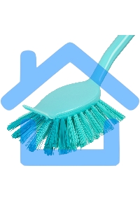 Щетка для посуды квадратная 68х37х275 мм, двухкомпонентная рукоятка Elfe