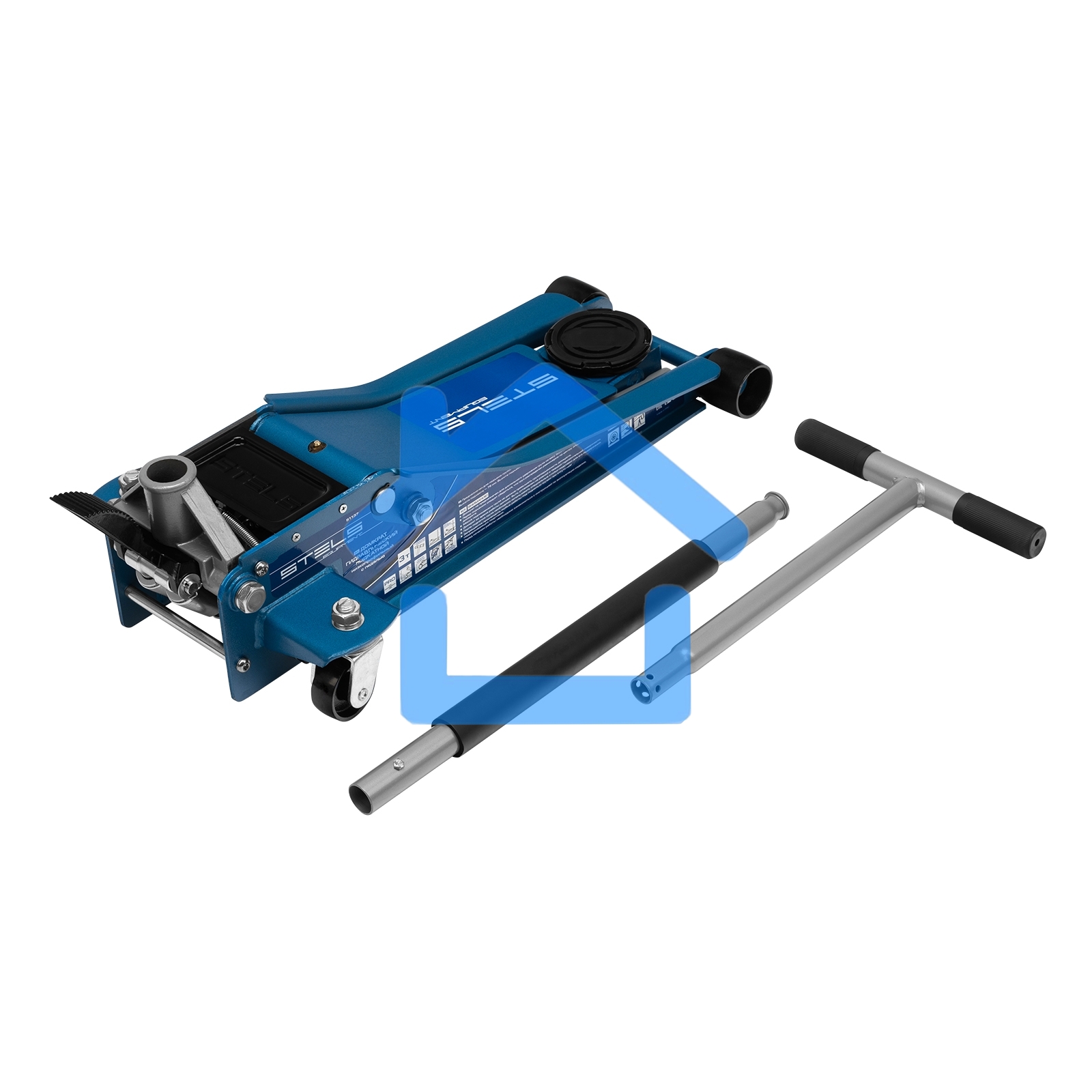 Домкрат STELS QUICK LIFT 51137 гидравлический подкатной, быстр,подъем, 3т