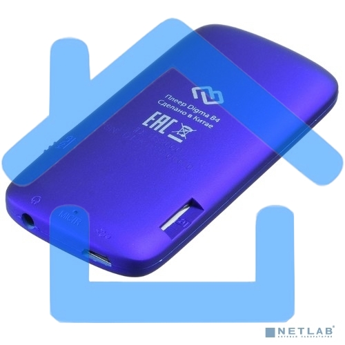 Плеер Hi-Fi Flash Digma B4 8Gb синий/1.8