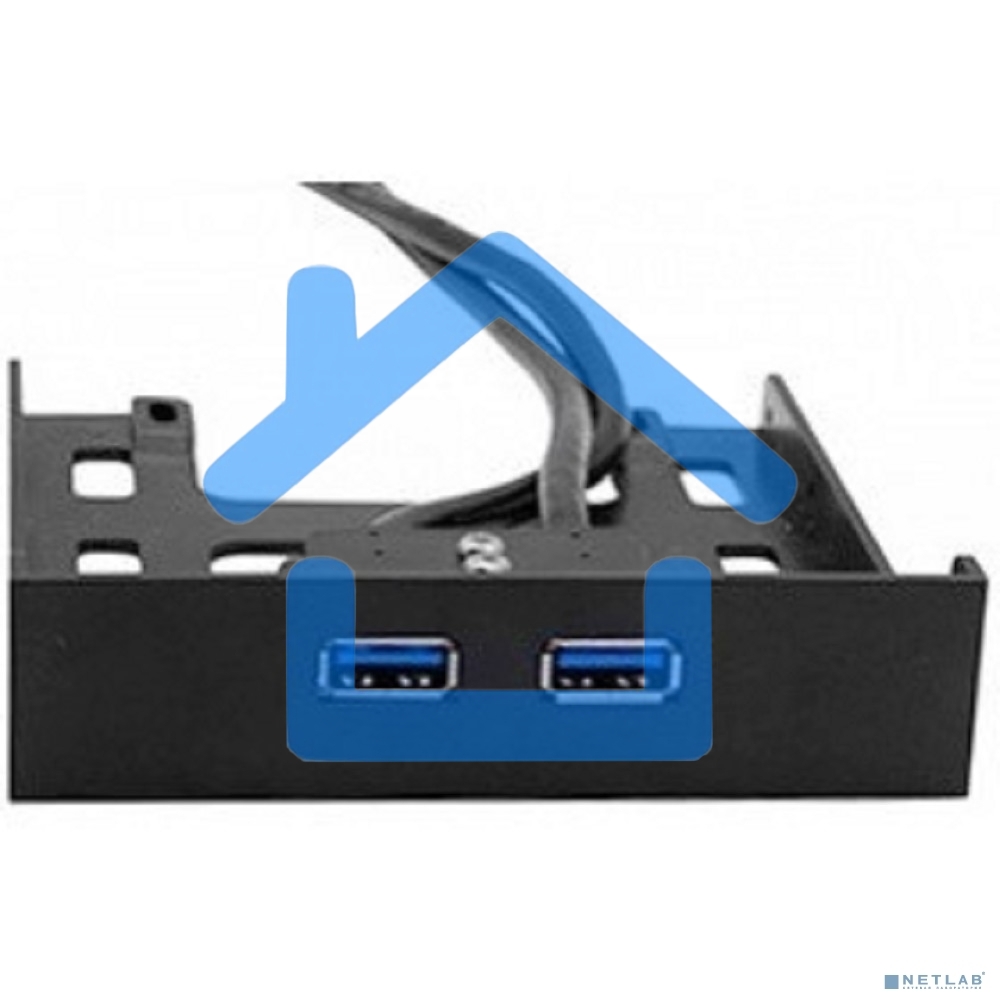 Планка USB на переднюю панель ExeGate U3H-615, 3,5