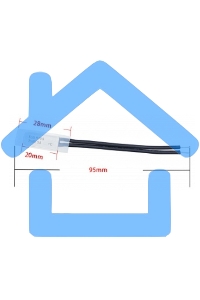Термостат биметаллический KSD9700 5А/75 С нормально замкнутый