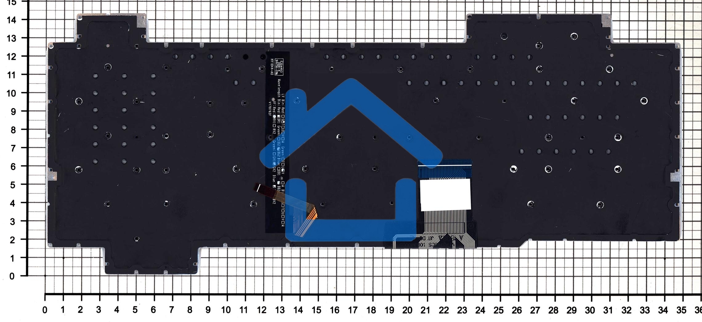 Клавиатура для ноутбука Asus ROG GL704 GL704GM черная c подсветкой