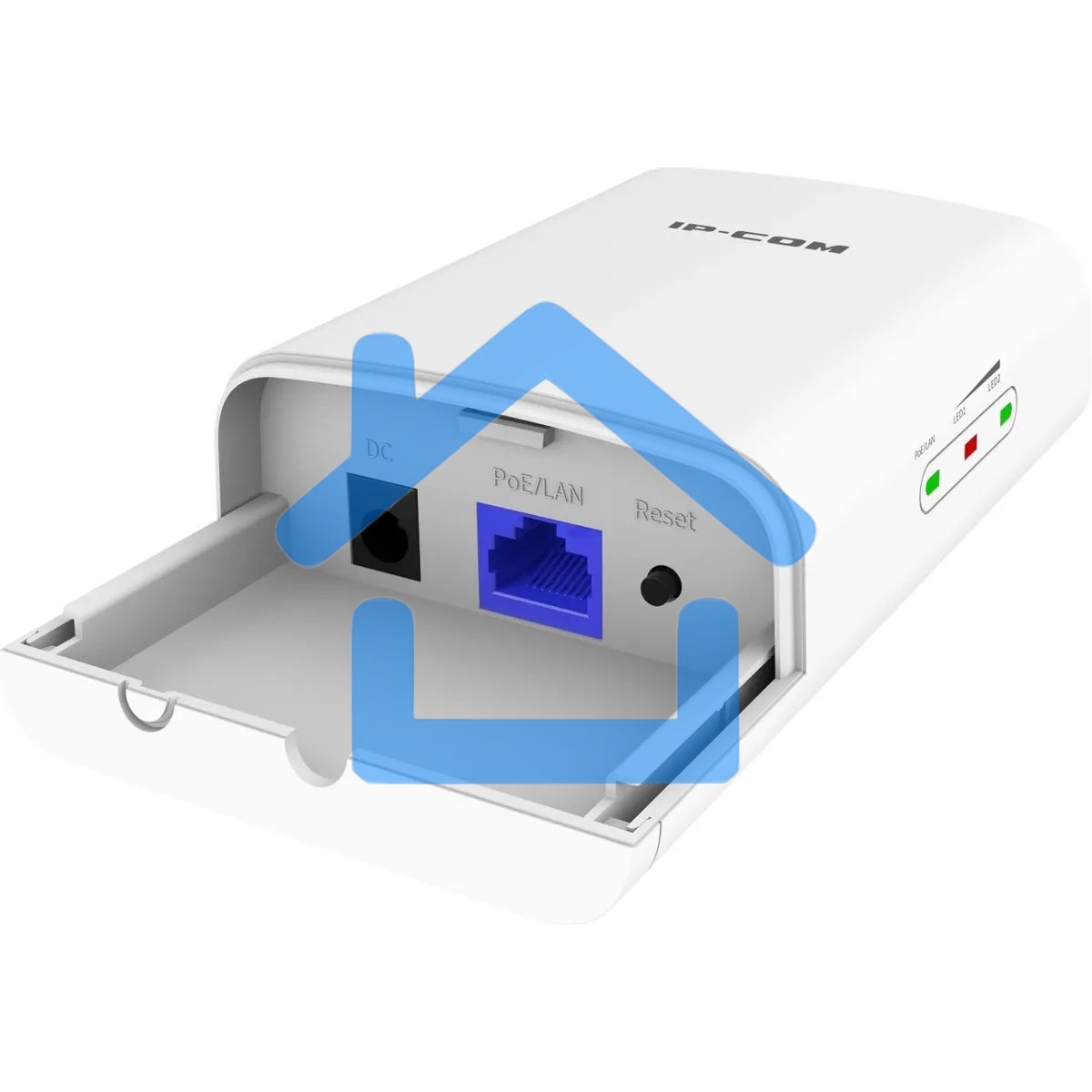 Наружная точка доступа IP-COM CPE5, 5 ГГц, до 867 Мбит/с, IP65, 1х9dbi, PoE, 1х100 Мбит/с