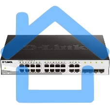 Коммутатор настраиваемый L2 коммутатор, 16х1000Base-T, 4хCombo 1000Base-T/SFP, упрощенный интерфейс CLI