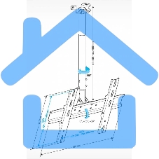 Кронштейн для телевизора Holder PR-101-W белый 32