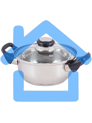 Кастрюля BAK-S-01 из нерж стали с крышкой