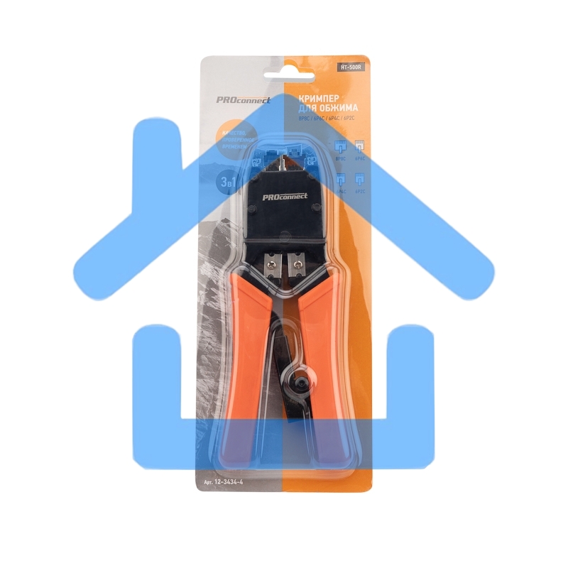 Кримпер PROconnect HT-500R для обжима 8P8C, 6P4C