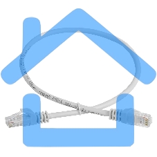 Шнур коммутационный кат. 5Е UTP 1м серый GENERICA