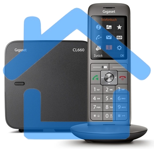 Р/Телефон Dect Gigaset CL660A черный автооветчик АОН