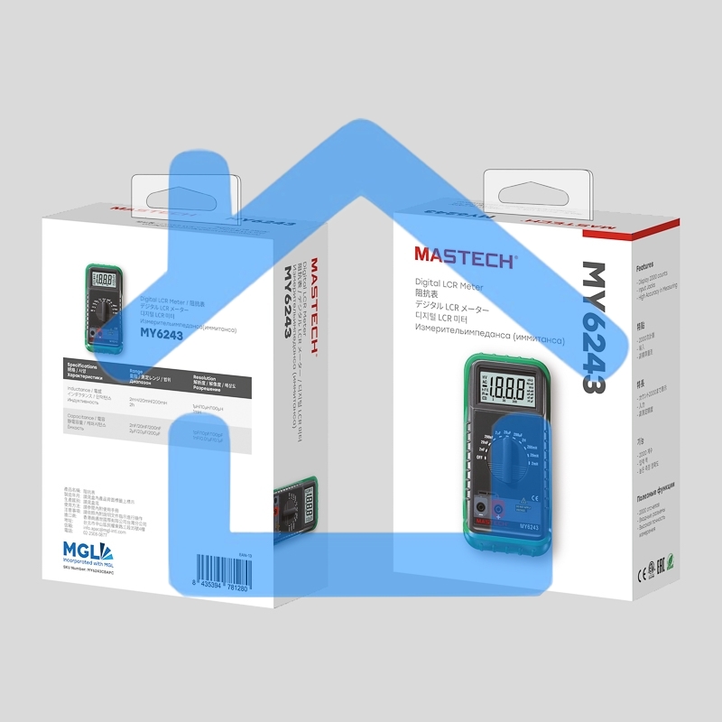 Измеритель емкости и индуктивности (LC-метр) MY6243 MASTECH
