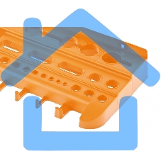 Полка для инструмента 475 мм, оранжевая Stels 90718