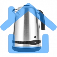 Чайник электрический BQ KT1724SW Beige. Мощность: 2200 Вт, Максимальный объем: 1.7 л