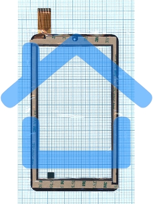 Сенсорное стекло (тачскрин) FPC-TP070255(X71)-01, черное