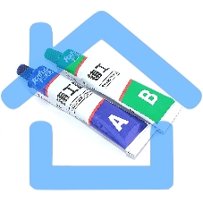 Клей двухкомпонентный (жидкая сварка) Kafuter K-9119 серебристый 65 грамм