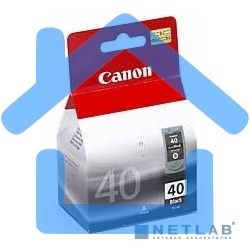 Картридж струйный PG-40Bk (0615B025), для Canon MP150/170/450/iP2200/iP1600, черный, 16ml