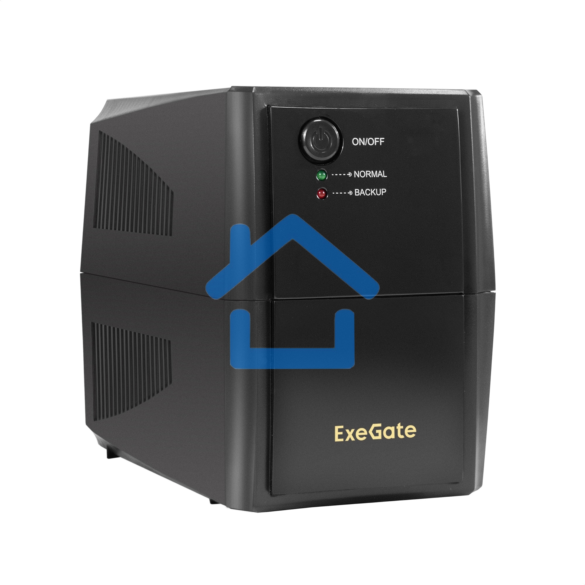 Источник бесперебойного питания ExeGate SpecialPro UNB-500.LED.AVR.4C13 500VA/300W, LED, AVR, 4*C13, черный