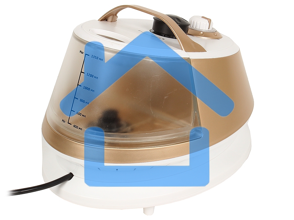 Отпариватель напольный Kitfort КТ-913 2000Вт белый/золотистый