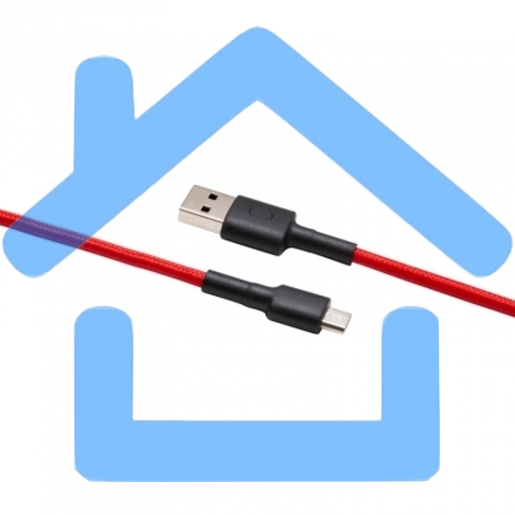 Кабель USB Xiaomi Mi Braided USB Type-C Cable SJX10ZM 100см красный