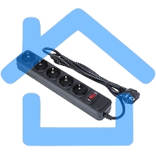 Сетевой фильтр ExeGate EX279181RUS SP-5-10B (5 розеток, 10м, евровилка, черный)