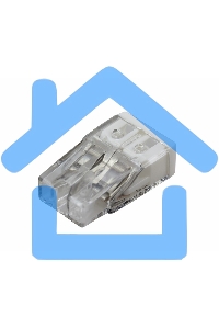 Клемма 2х(0.5-2.5мм) 2-хпроводн. для распред. короб. (без п) WAGO 2273-202