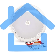 Светильник светодиодный СПБ-2Д-КРУГ 20Вт 230В 4000К 1400лм 250мм с датчиком бел. IN HOME 4690612020709