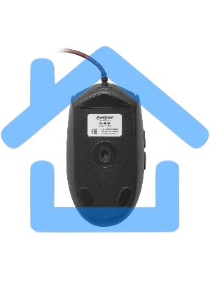 Мышь проводная ExeGate SL-9066 черный, 2400 dpi, USB, кнопки - 6