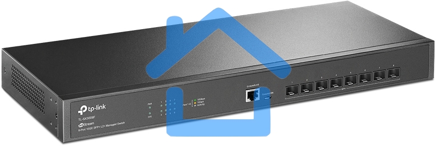 Коммутатор Fully managed switch with full 8-port 10G fiber ports and 160 Gbps switching capacity