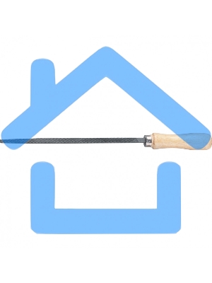 Напильник СИБРТЕХ,200 мм,квадратный,деревянная ручка15926