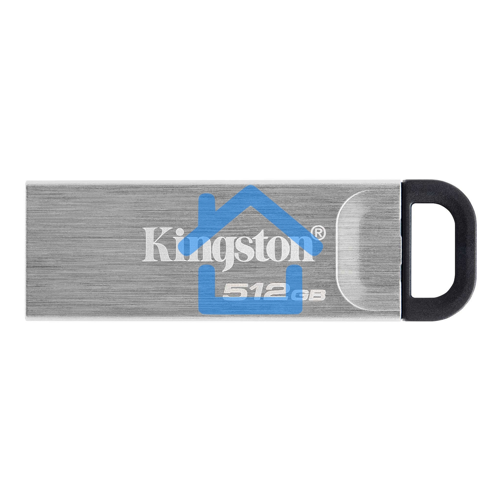 Флешка USB R/W Kingston 512Gb DataTraveler Kyson USB Type-A, metal case, silver (DTKN/512Gb)