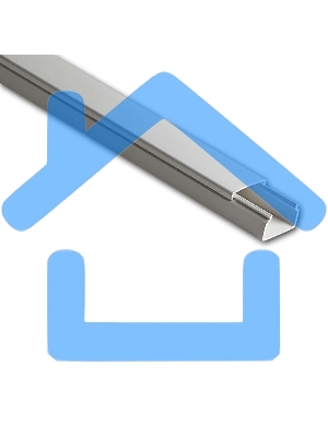 Кабель-канал 25х16 L2000 пластик бел. Рувинил РКК-25х16