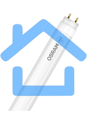 Лампа светодиодная SubstiTUBE Basic T8 9W/840 (замена 18Вт) 9Вт трубчатая стекл. 4000К нейтр. бел. G13 800лм 220-240В 600мм двухсторон. прям. вкл. OSRAM 4058075377486