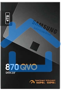 Накопитель SSD Samsung 4Tb 870 QVO, V-NAND, 2.5