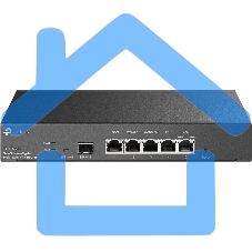 Маршрутизатор TP-Link Gigabit multi-WAN VPN router, 1 Gb SFP WAN,1 Gb RJ-45 WAN, 2 Gb WAN/LAN, 2 Gb fixed LAN ports