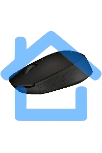 Мышь беспроводная Logitech B170 черный, 1000 dpi, радиоканал, USB, кнопки - 3