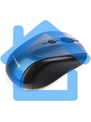 Мышь беспроводная Gembird MUSW-425 синий, 2400 dpi, радиоканал, USB, кнопки - 6
