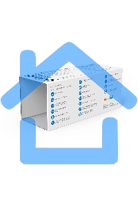 Светильник светодиодный Gauss IP65 1170*60*55мм 36Вт 2500lm 6500К линейн. мат. с возм. соед. в линию