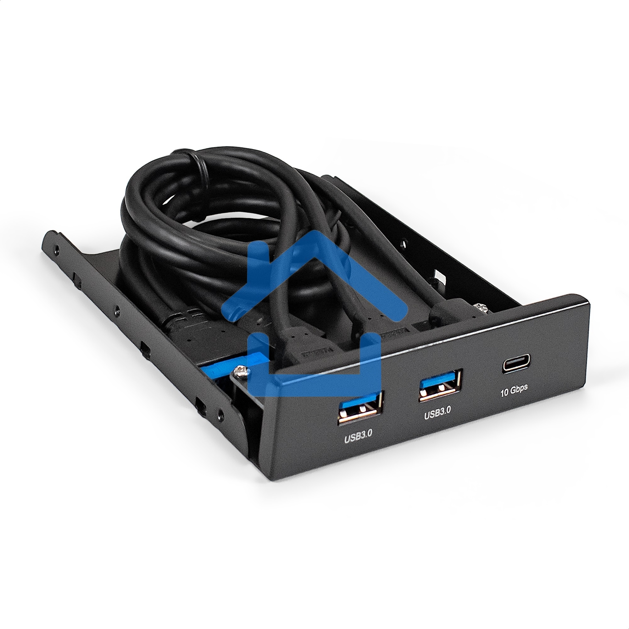 Планка USB на переднюю панель ExeGate U3H-616, 3,5