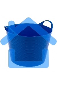 Ведро гибкое сверхпрочное СИБРТЕХ 14 л, синее 67503