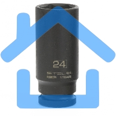 Головка ударная удлиненная шестигранная, 24 мм, 1/2