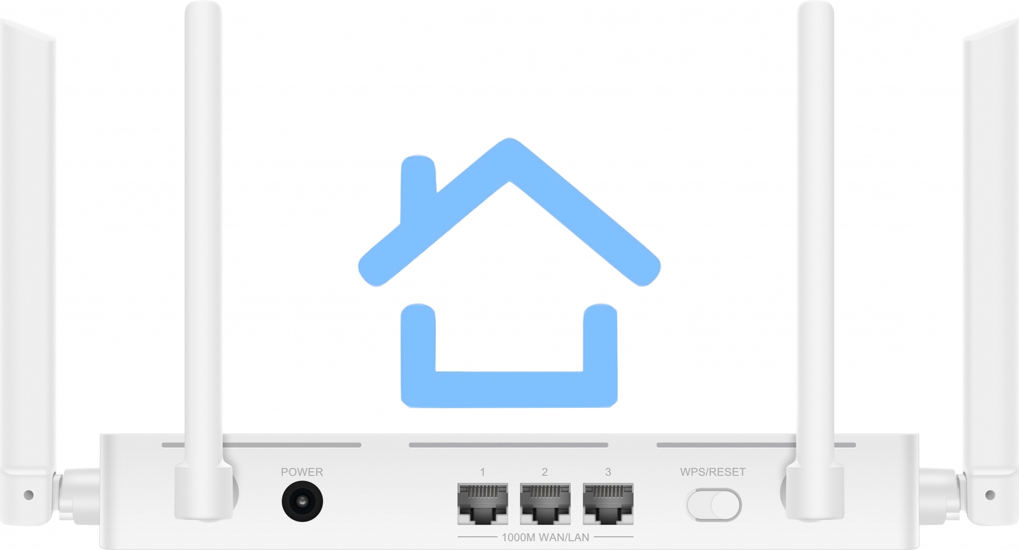 Роутер беспроводной Huawei WiFi AX2 WS7001-22 (53030ADX) AX1500 10/100/1000BASE-T белый