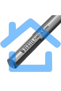 Сверло спиральное по металлу Denzel 6,5 x 93мм, Р6М5, Golden Tip, многогранная заточка