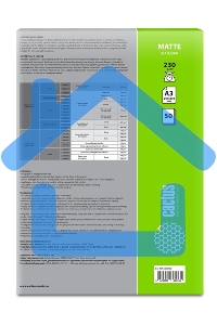 Фотобумага Cactus CS-MA323050 A3/230г/м2/50л./белый матовое для струйной печати