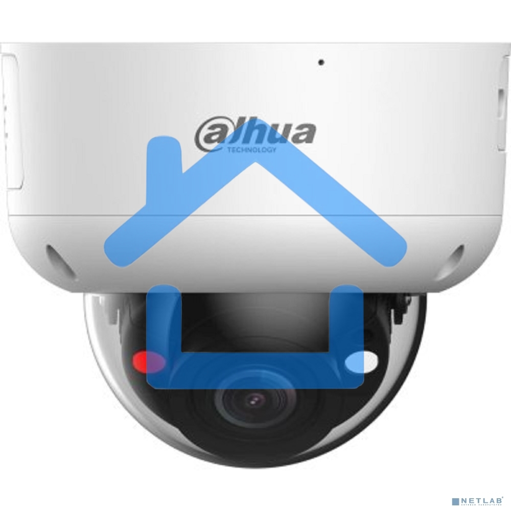 Камера видеонаблюдения IP Dahua DH-IPC-HDBW3449R1P-ZAS-PV-S5 3.6-3.6мм  корп.:белый