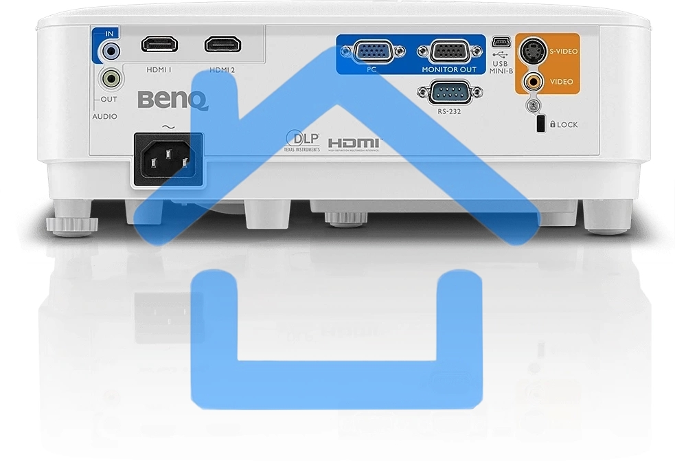 Проектор Benq MS550 DLP 3600Lm (800x600) 20000:1 ресурс лампы:5000часов 1xUSB typeB 2xHDMI 2.3кг