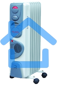 Обогреватель масляный Ресанта ОМ-7НВ (7секций) белый, 1900 Вт, 19 м2, термостат 67/3/10