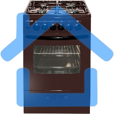 Плита комбинированная Лысьва ЭГ 404 МС-2у коричневый, конфорок 4 газовых, духовка 57 л, 50 см x 85 см x 60 см (без крышки)