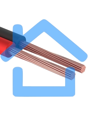 Кабель акустический Rexant 2х2,50 мм², красно-черный, мини-бухта 10 м 01-6108-3-10