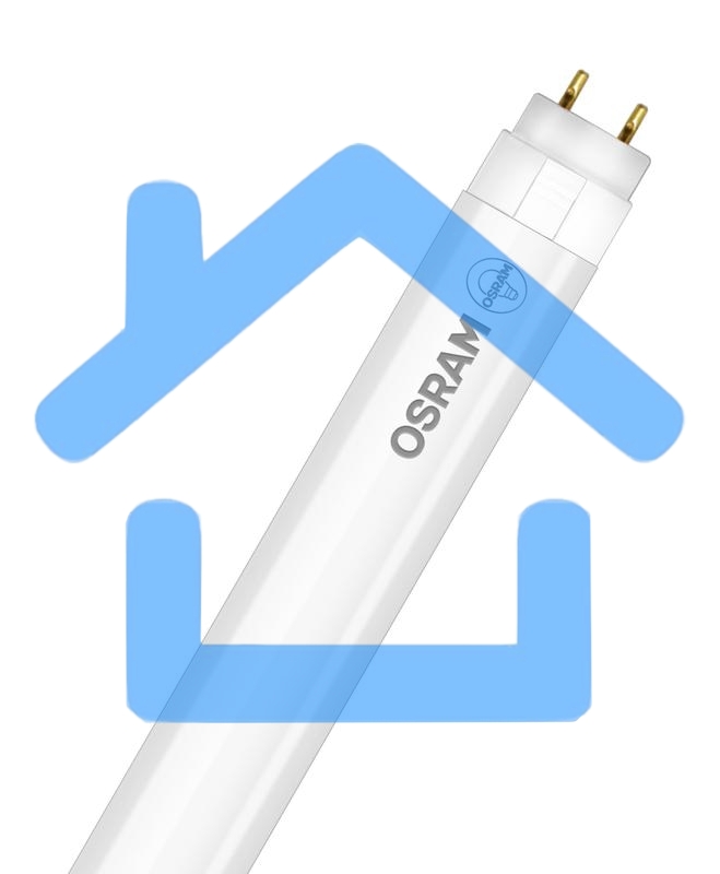 Лампа светодиодная SubstiTUBE Basic T8 9W/865 (замена 18Вт) 9Вт трубчатая стекл. 6500К хол. бел. G13 800лм 220-240В 600мм двухсторон. прям. вкл. OSRAM 4058075377509