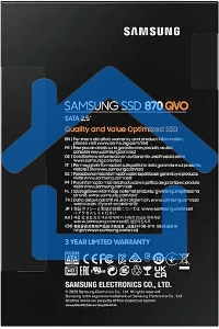 Накопитель SSD Samsung 4Tb 870 QVO, V-NAND, 2.5