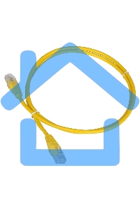 Патч-корд Lanmaster UTP TWT-45-45-5.0-YL вилка RJ-45-вилка RJ-45 кат.5е 5м желтый ПВХ (уп.:1шт)